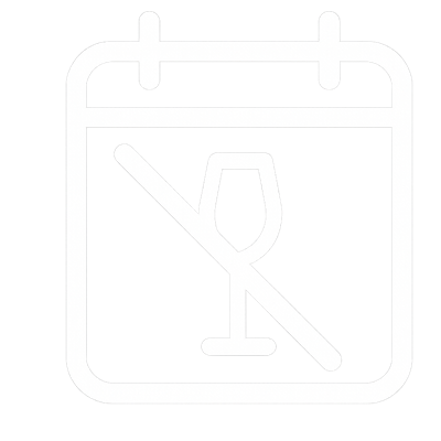 Home 43 calendar with a wine glass small