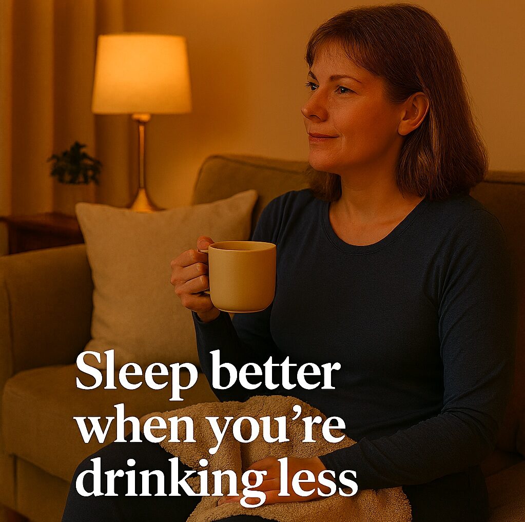 Relaxing Image of wind-down drinking hot drink