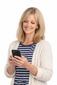 Drink Less Lady With phone