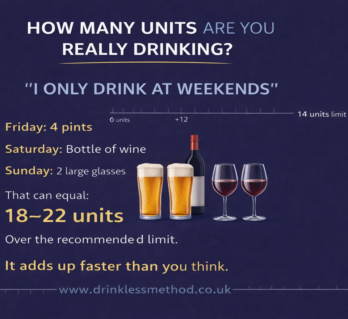 Graphic about binge drinking at weekends