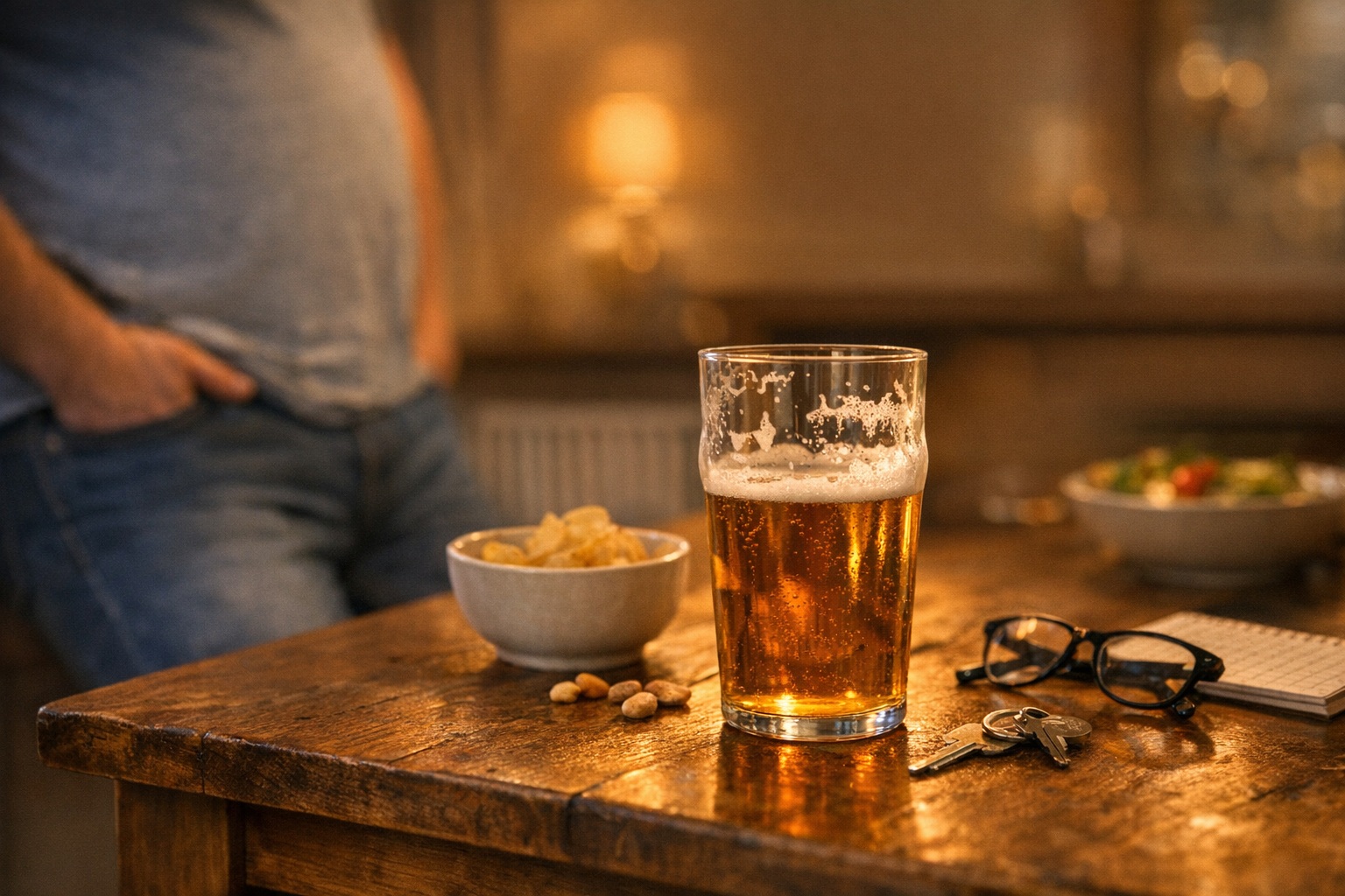Beer and Cutting Back Image