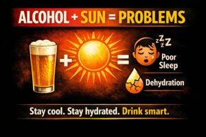 Alcohol and sun