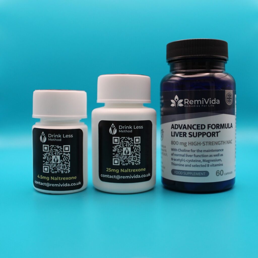 Drink Less Method Enhanced Starter Pack and Liver Supplements